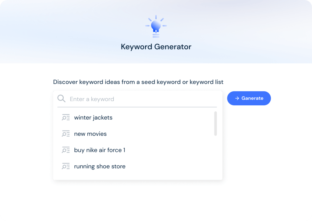 Keyword generator